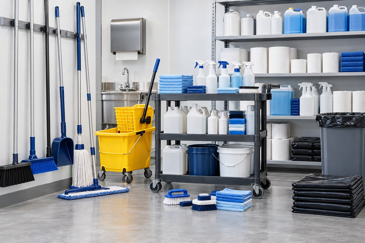 Materiales y consumibles de BBN Cleaning