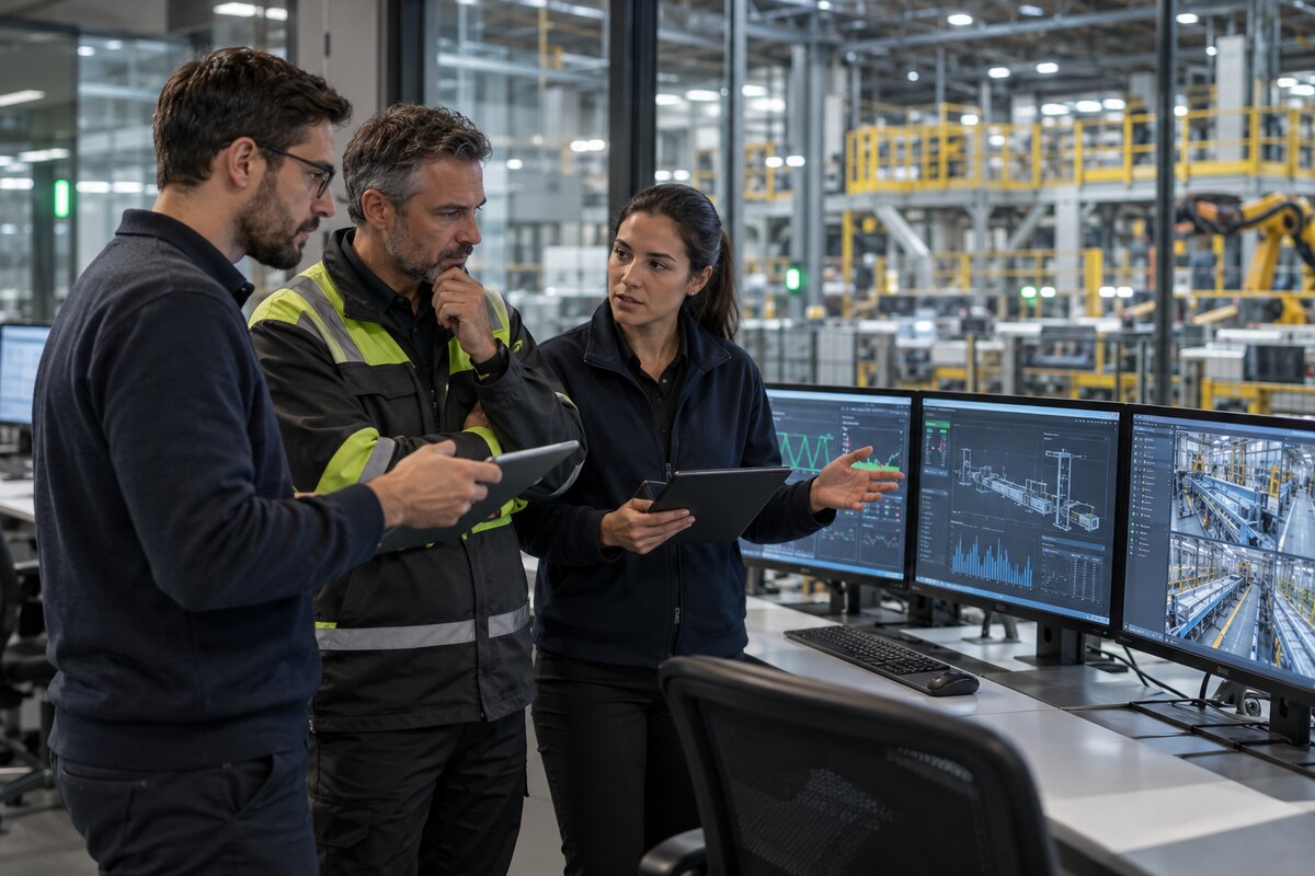 Especialistas IT integrados a una operación industrial